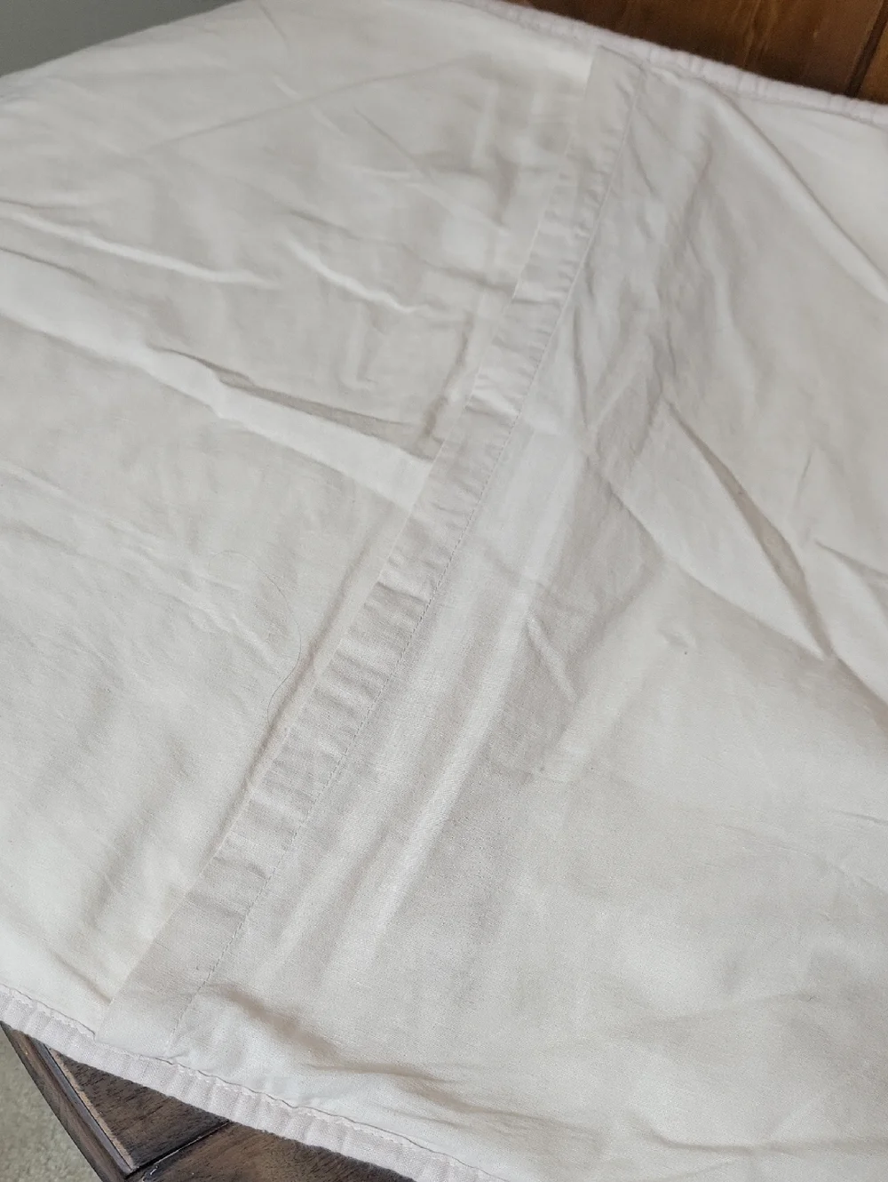 Pottery Barn NWOT 100% Belgian Flax Linen Quilted Standard Pillow Shams Set Of 2